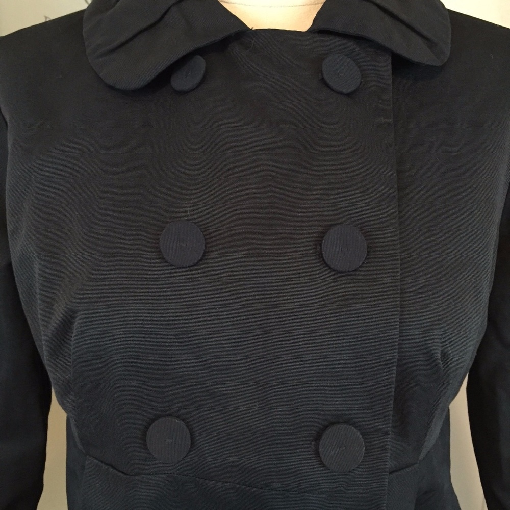 Mossimo Black Jacket Stretch L Double Breasted - image 2